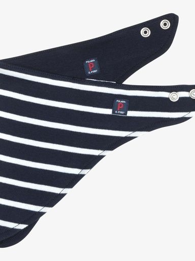 [01-20564.1] BANDANA BIB PO.P STRIPE NOOS