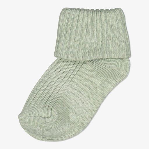 [01-24265.10] Ramvik Solid Baby Socks (Mint, 3-6M)