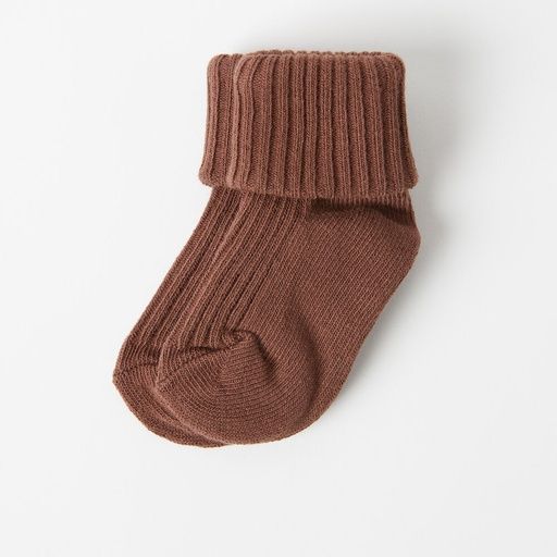 [01-26412.16] Ramvik Baby Socks (Dunkelbraun, 10)