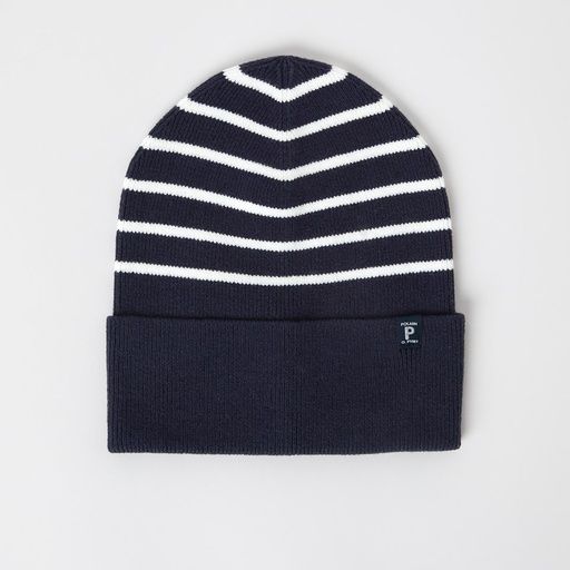 [01-28397.11] LINDEN STRIPED BEANIE (Dunkelblau, 52)
