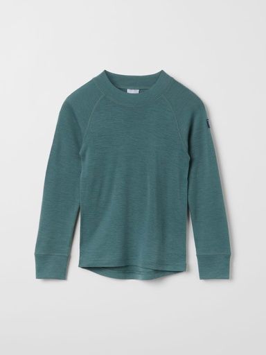 [01-30278.12] WOOL TOP KIDS (Dunkelgrün, 98-104)