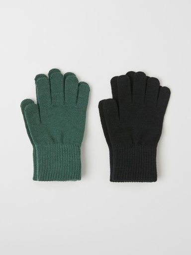 [01-30334.2] ASH SOLID GLOVES (Dunkelgrün, 1-3)