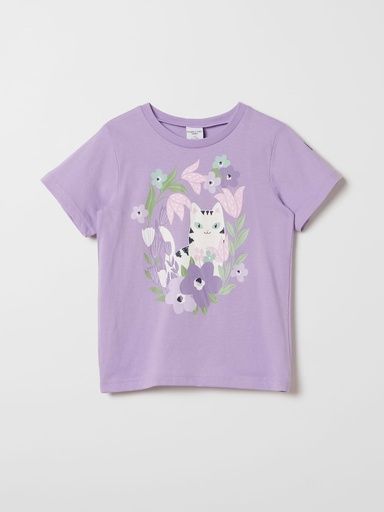[01-31748.53] T-Shirt mit Print (Lavendel, 86)