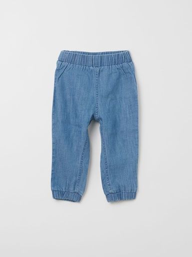 [01-31948.1] Weiche Baby Jeans weit mit Bündchen (62)